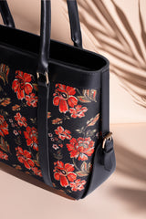 Artistix - Canvas Strap Tote Bags Midnight Bloom