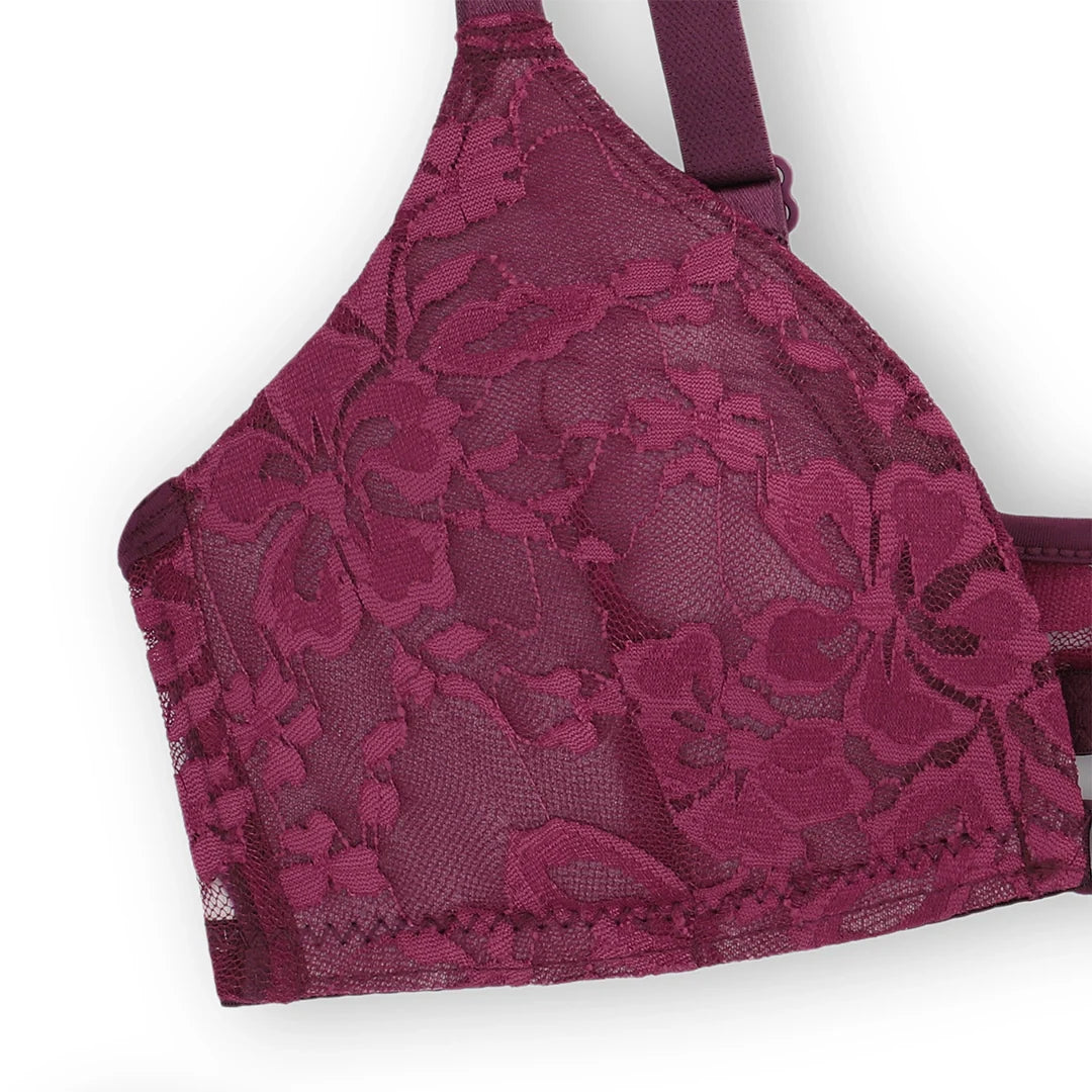 Max Front Open Padded Bra and Panty Set