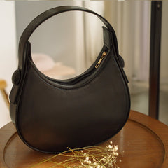 Artistix - Plain Hobo HandBag - Black