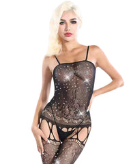 Full Body Stocking - Twine Mist