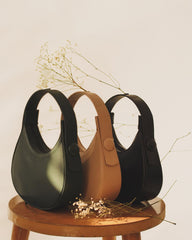 Artistix - Plain Hobo HandBag - Mustard
