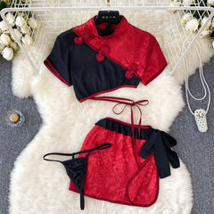 Cheongsam Cosplay Traditional Costume Set
