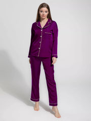 Artistix - Silk PJ Set Purple