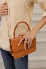 Artistix -  Handbag Croco Shine - Caramel