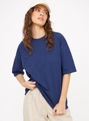 Artistix - Premium Drop Shoulder Tee Unisex Navyblue