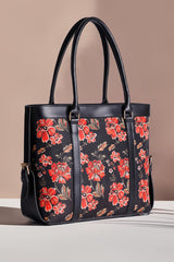 Artistix - Canvas Strap Tote Bags Midnight Bloom