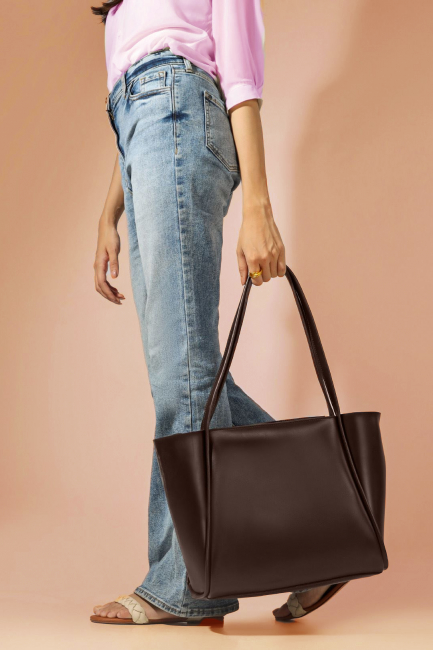 Artistix - The New Pyramid - Brown Tote Bag