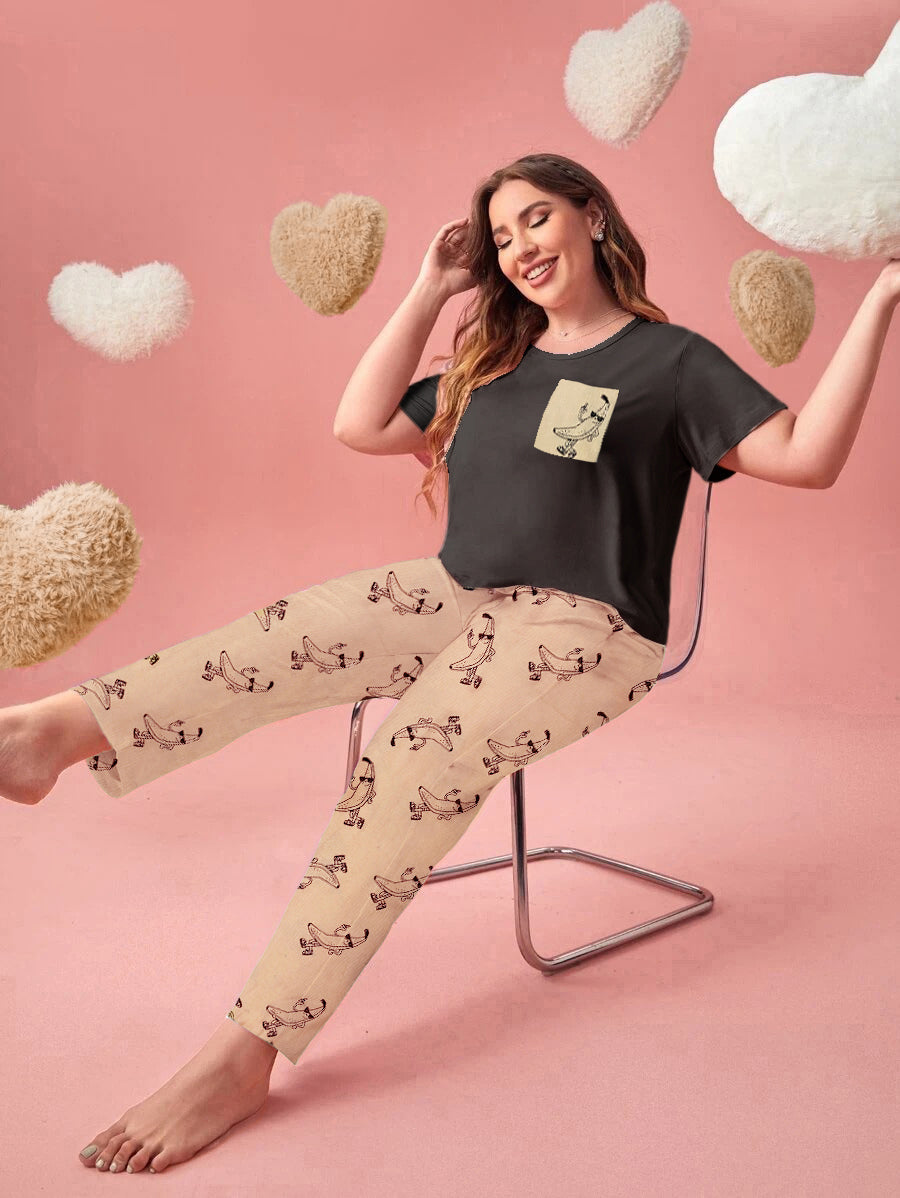Artistix - Printed Cotton PJ Set - N-4
