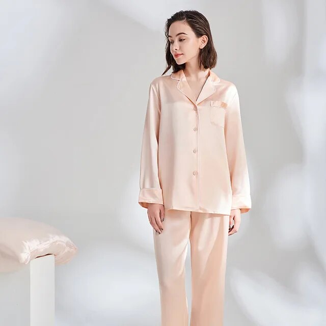 Artistix - Silk PJ Set Dusty Rose
