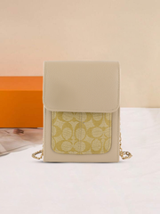 Artistix -  Coach Fin Crossbody Bag ~ Beige