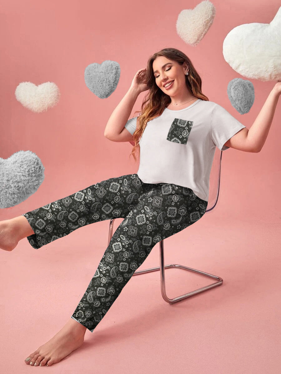 Artistix - Printed Cotton PJ Set - N-1