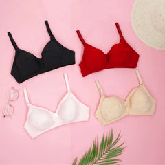 Ample Casual Non Padded Wireless Bra
