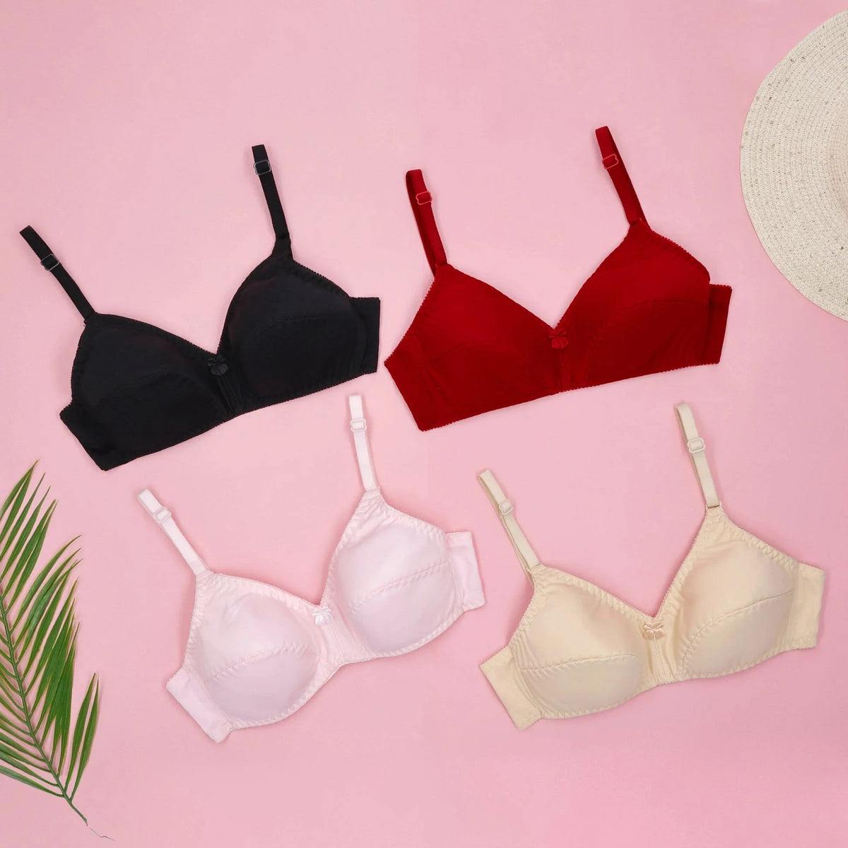 Ample Single Padded Casual Wireless Bra