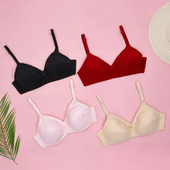 Ample Single Padded Casual Wireless Bra