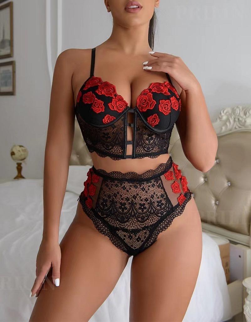 Garter Set - Ember Rose