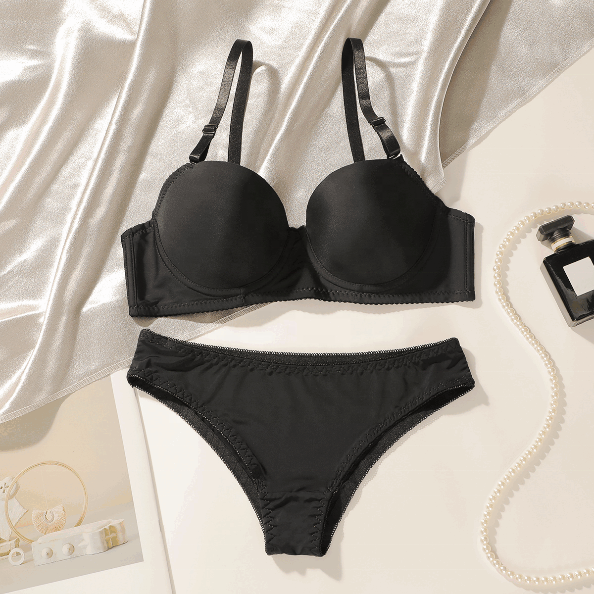 Bra Set -  Midnight Matte