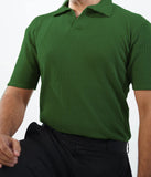 Artistix - Waffle Knitted Polo - Olive