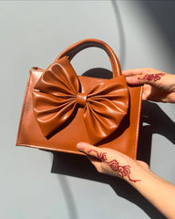 Artistix - HandBag Gloss Bow Brown