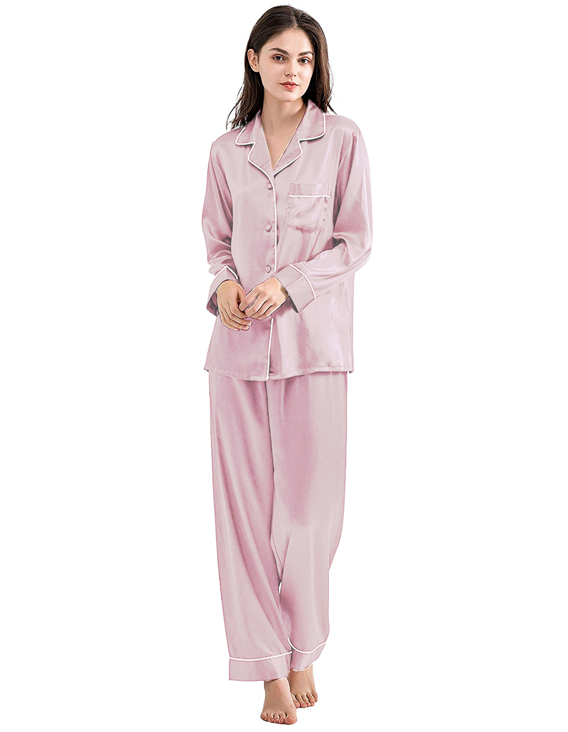 Artistix - Silk PJ Set - Pink