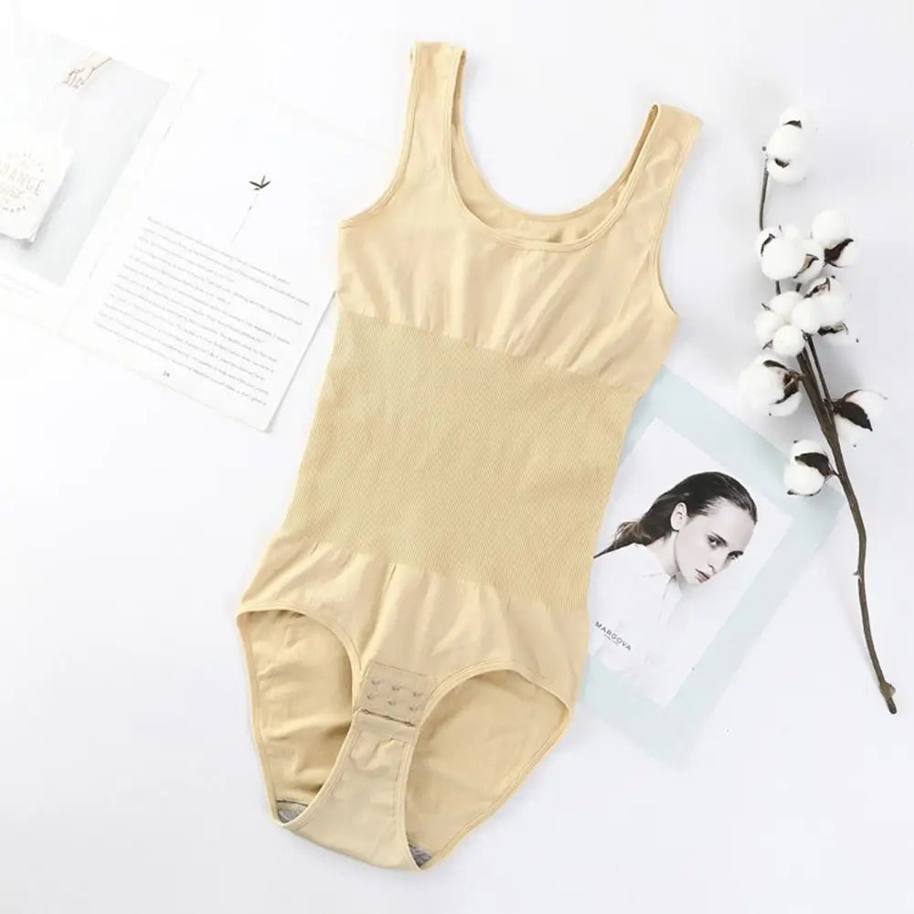 Flarixa Full Body Corset Crotch Buckle Body Shaper