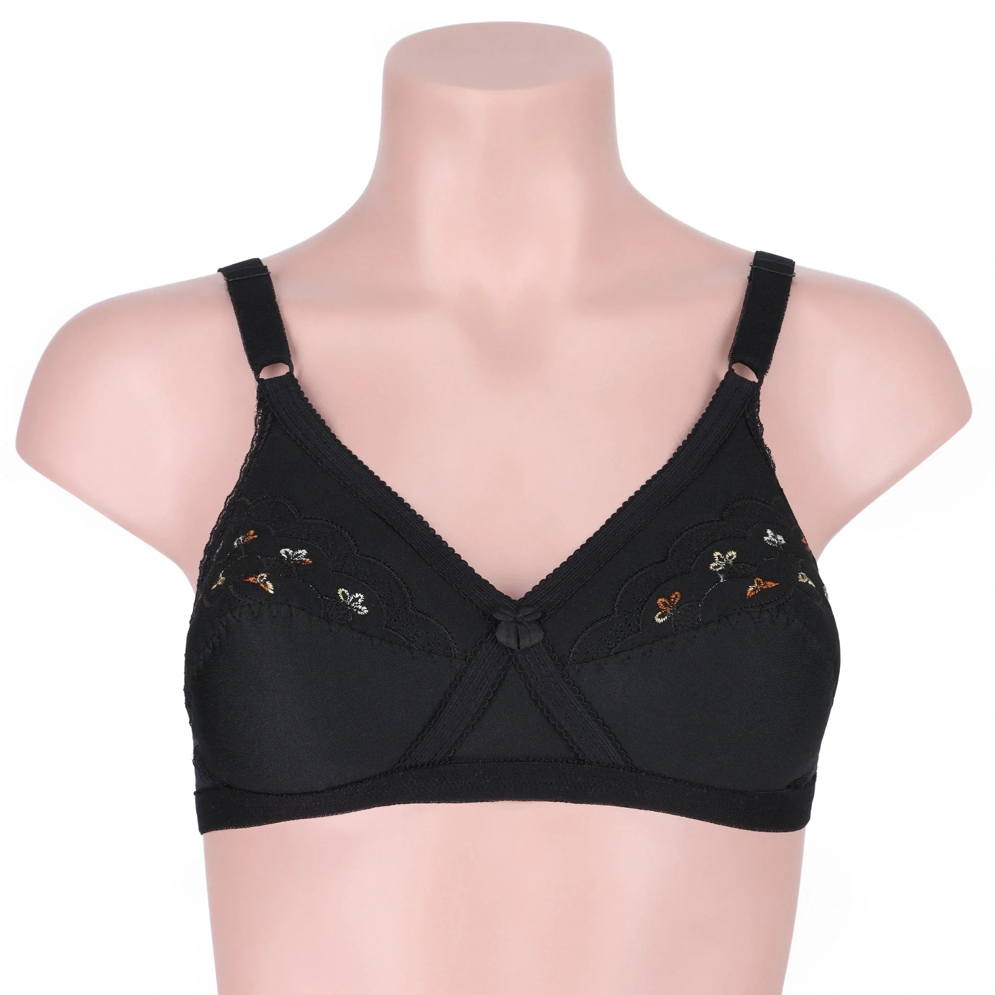 Cross Single Padded Casual Wireless Bra