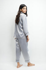Artistix - Silk PJ Set Silver