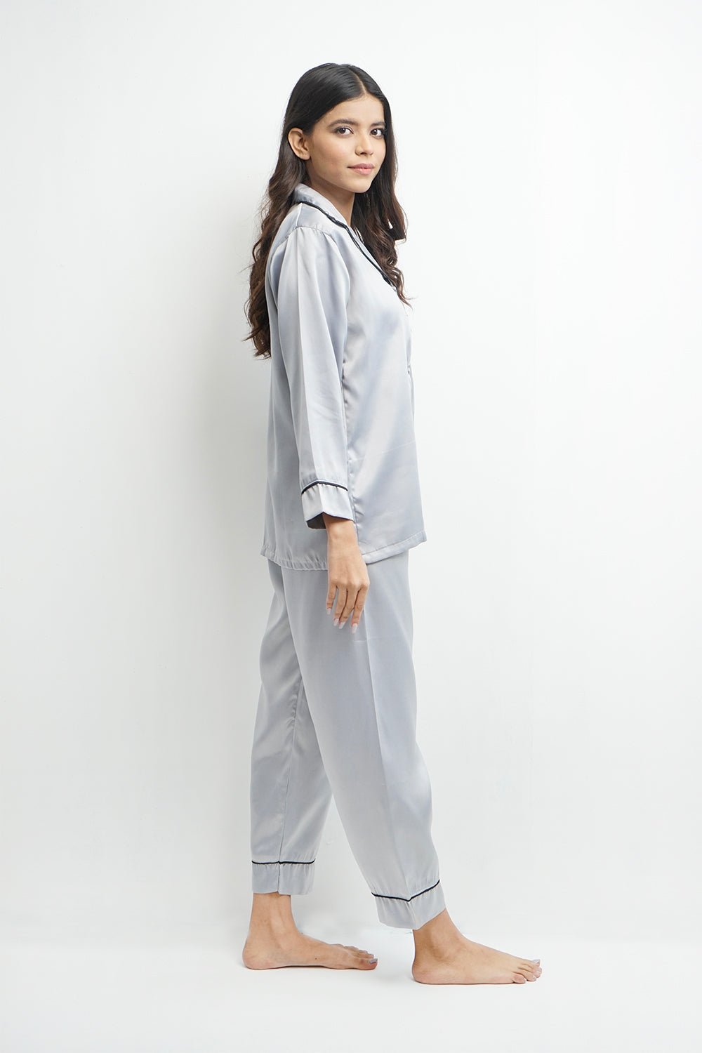 Artistix - Silk PJ Set Silver