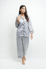 Artistix - Silk PJ Set Silver