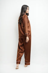 Artistix - Silk PJ Set Brown