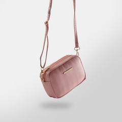 Artistix - Mini Snakeskin Square Bag - Pink