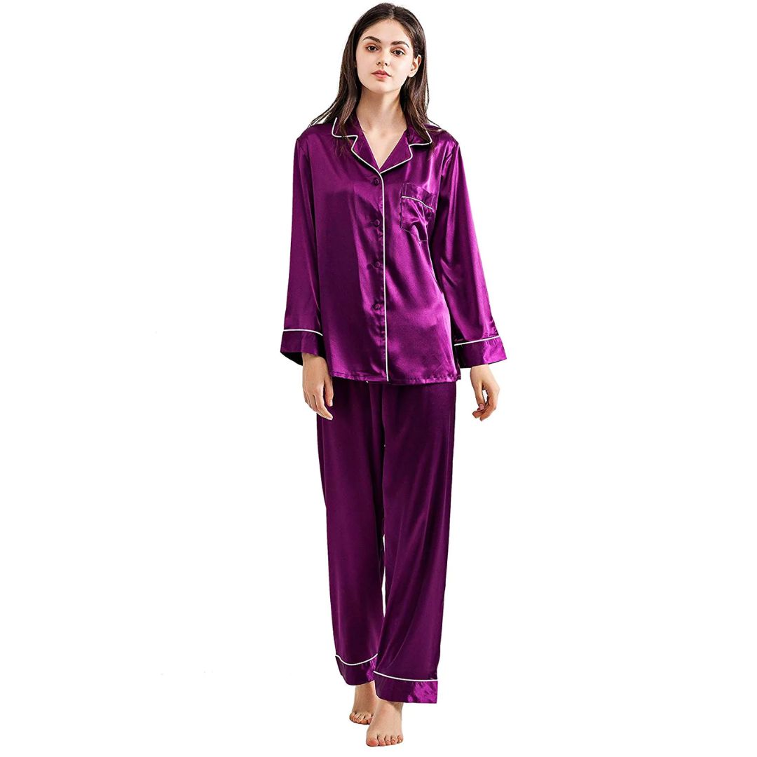 Artistix - Silk PJ Set Purple