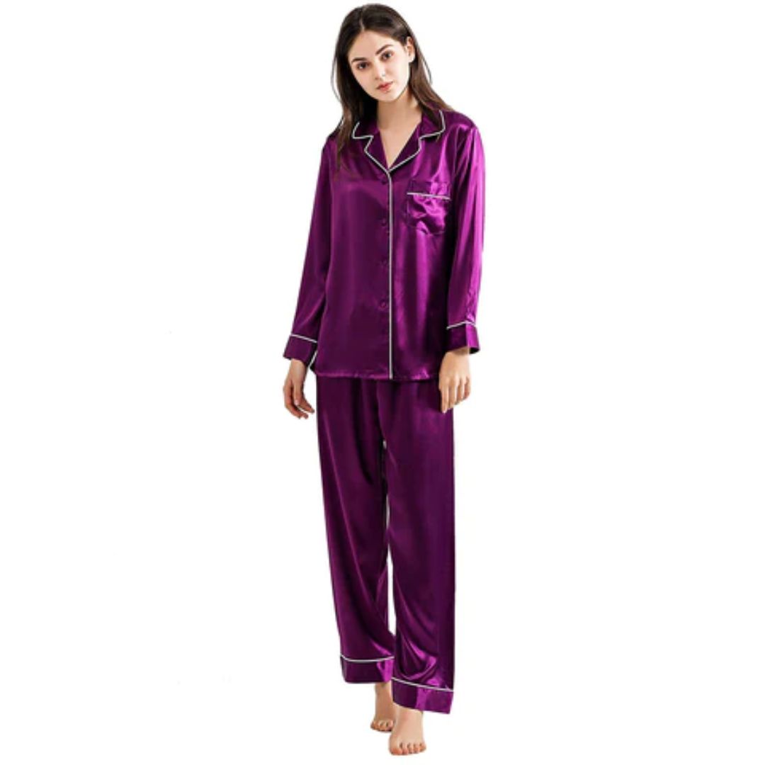 Artistix - Silk PJ Set - Purple