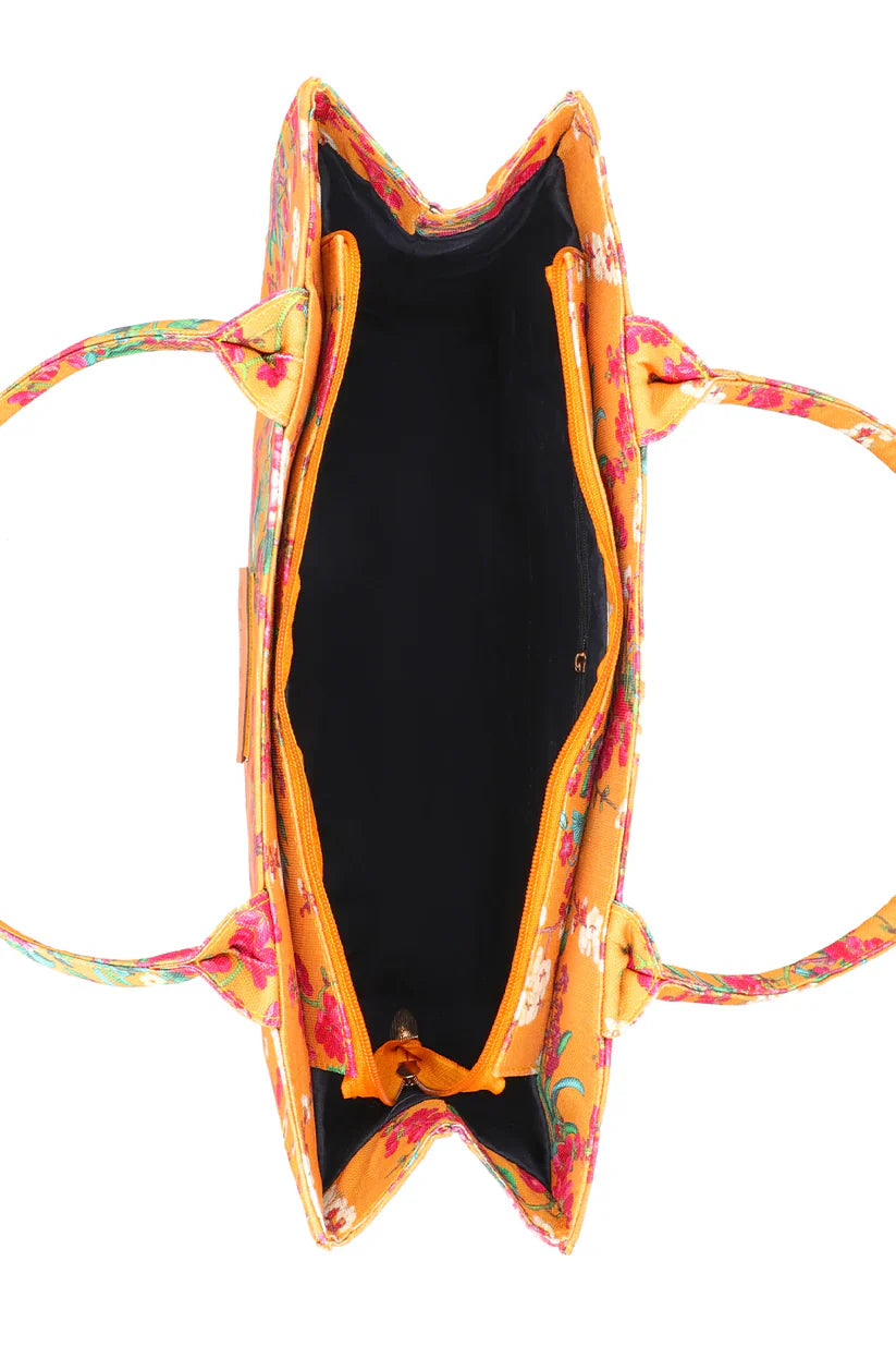 Artistix - Canvas Tote Bag Yellow Floral