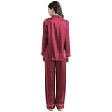 Artistix - Silk PJ Set Maroon