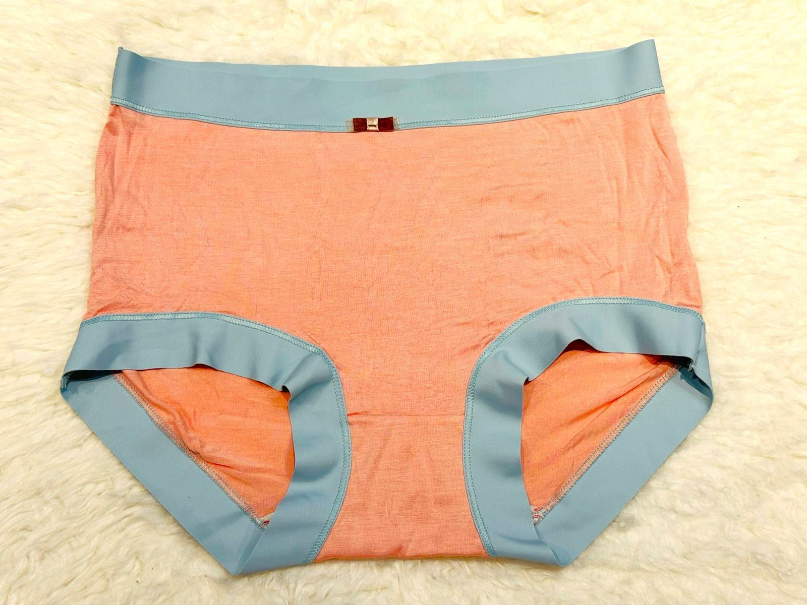 Plus Size Plain Brief Cotton Panty