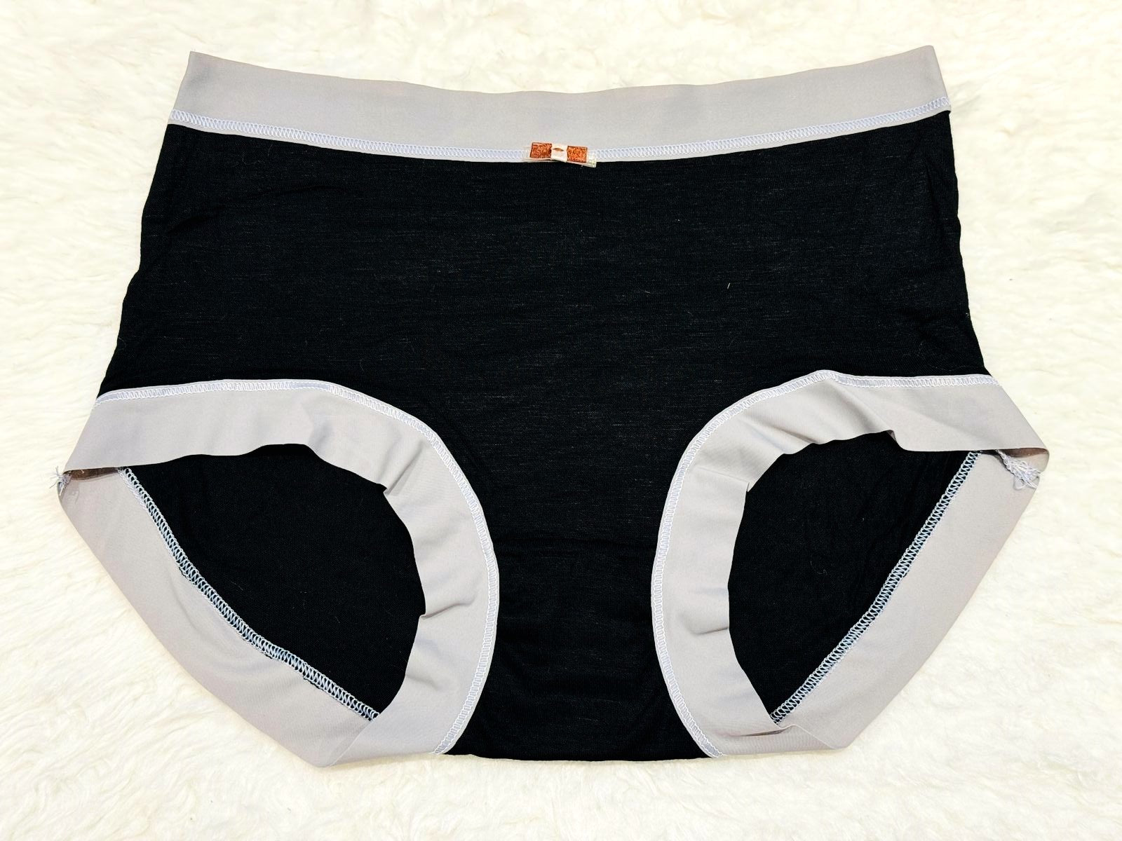 Plus Size Plain Brief Cotton Panty