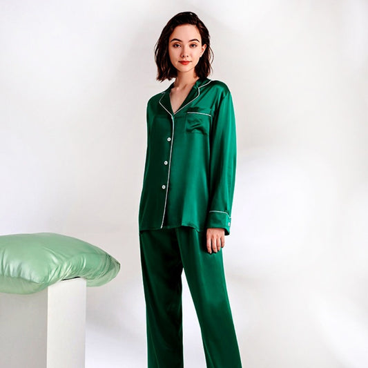 Artistix - Silk PJ Set Green