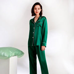 Artistix - Silk PJ Set Green