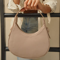 Artistix - Plain Hobo HandBag - Tea Pink