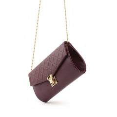 Artistix - Quilted Clutch Maroon