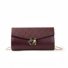 Artistix - Quilted Clutch Maroon