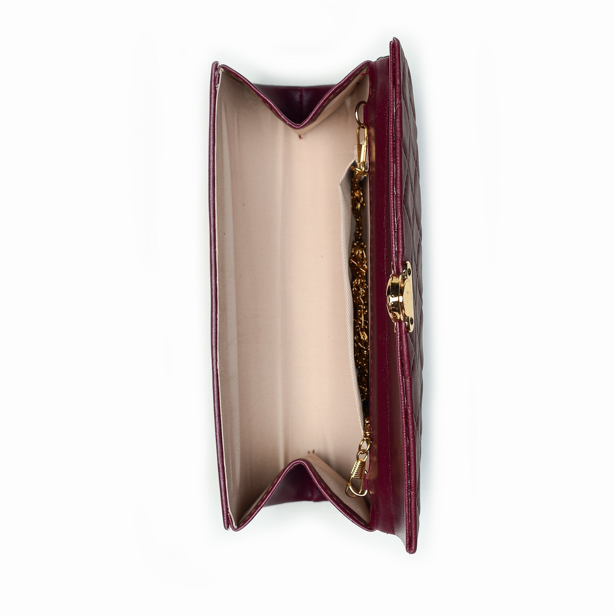 Artistix - Quilted Clutch Maroon