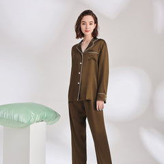 Artistix - Silk PJ Set Brown