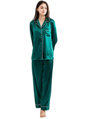 Artistix - Silk PJ Set Green