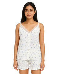 Cami Sets - Satin Floral